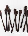 coconut palm stirring spoons - long skinny spoon - handmade in Sri Lanka - household goods