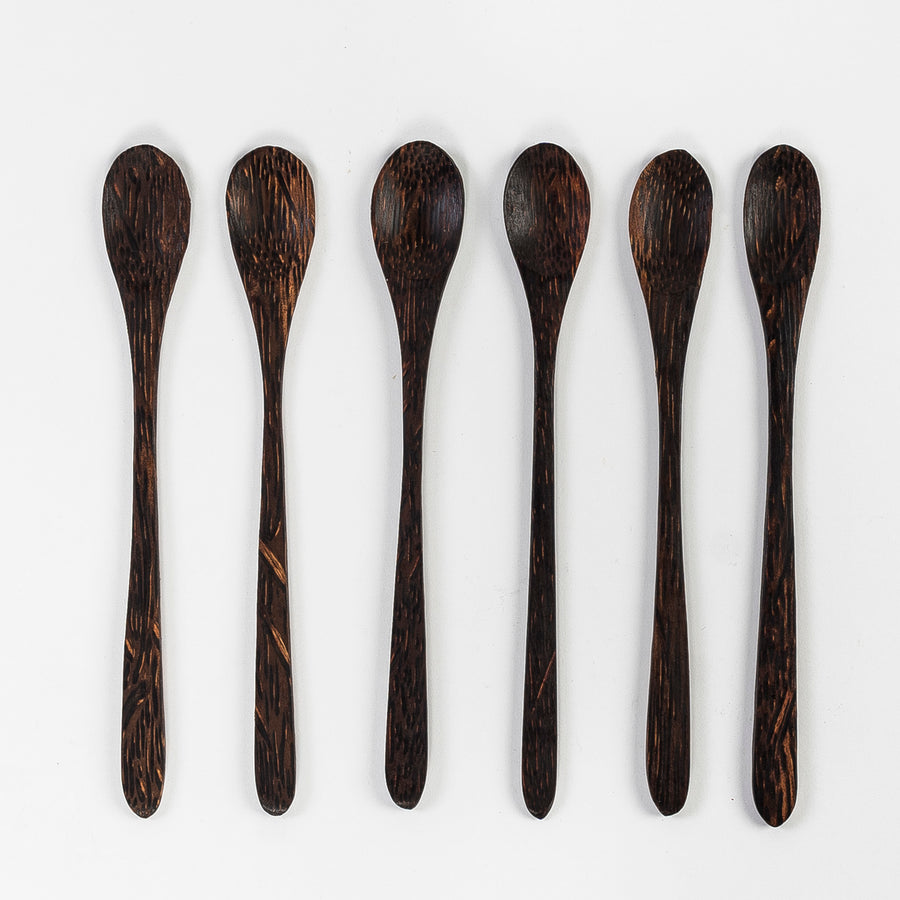 handmade stirring spoons from Sri Lanka - made of coconut palm wood
