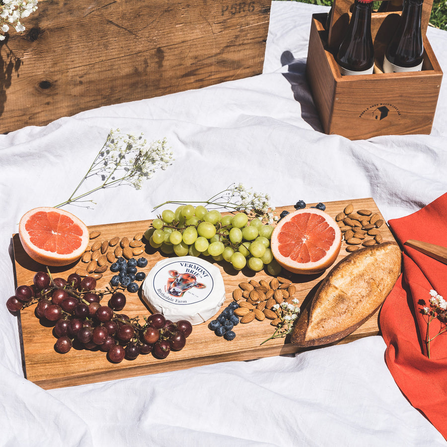 cherrywood smorgasbord - cutting board - charcuterie - serving boards handmade in Maine by Studio 89