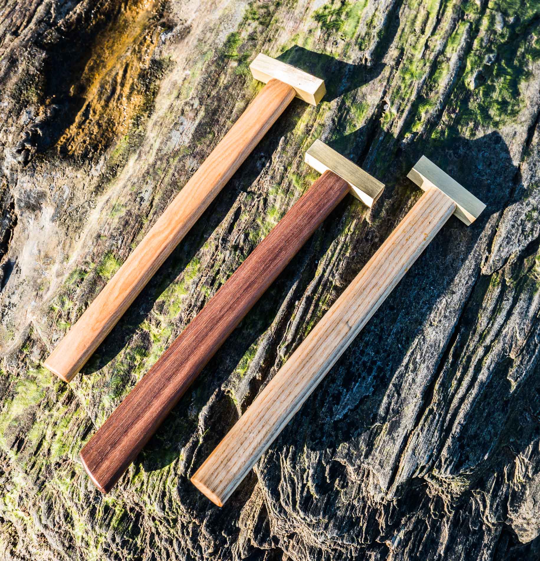 The Artisan Hammers - Ash, Walnut, Cherry &amp; Brass