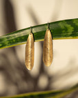 Brass Urchin Earrings