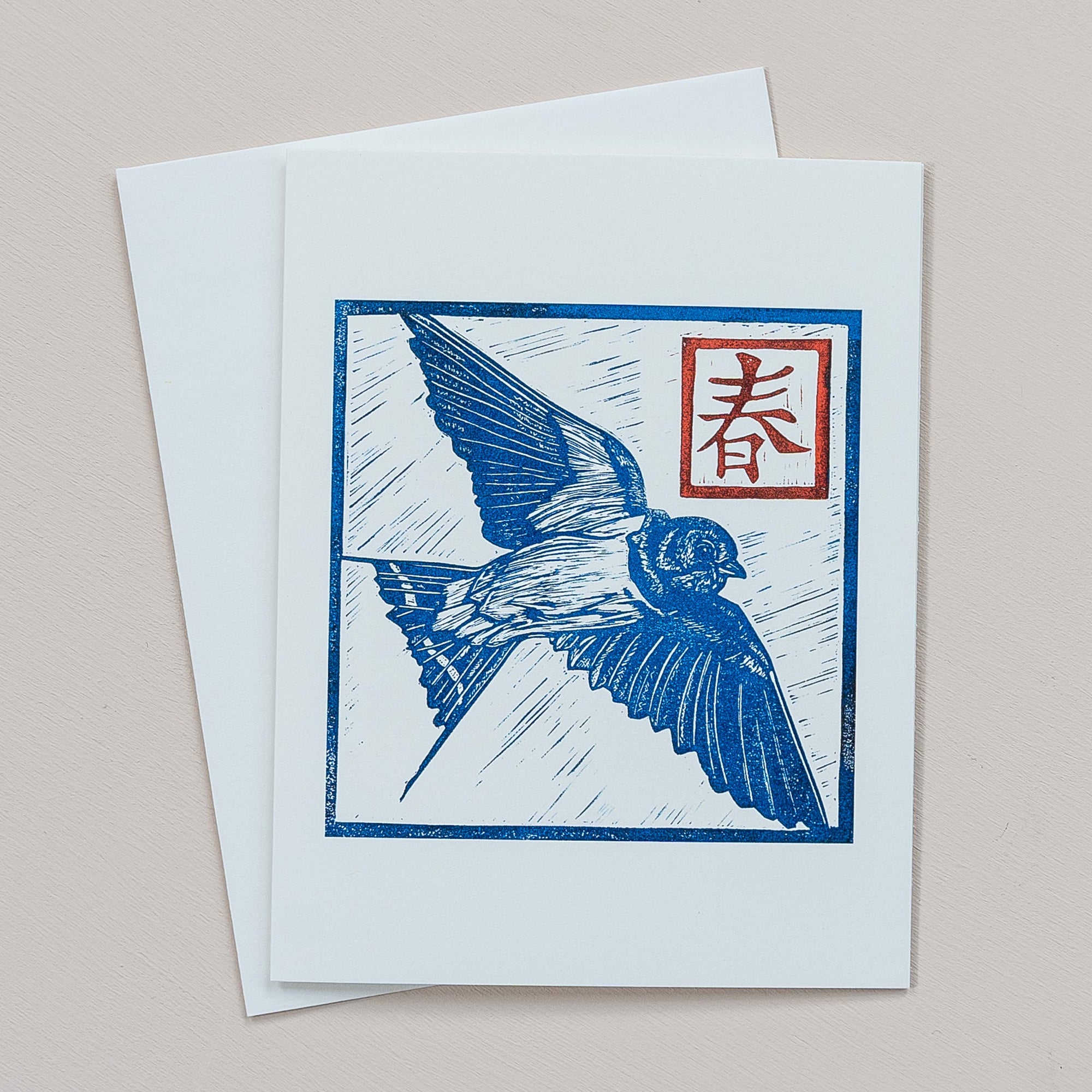 Linocut Greeting Cards