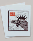 Linocut Greeting Cards