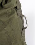 side handle on the US army duffle - travel bag - world war II - detail shot