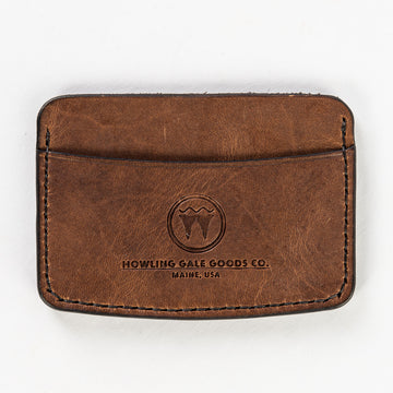 Starboard Side Wallet™ is handmade from Maine sourced leather and beeswax