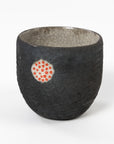 Raku Tumbler | Black + Red