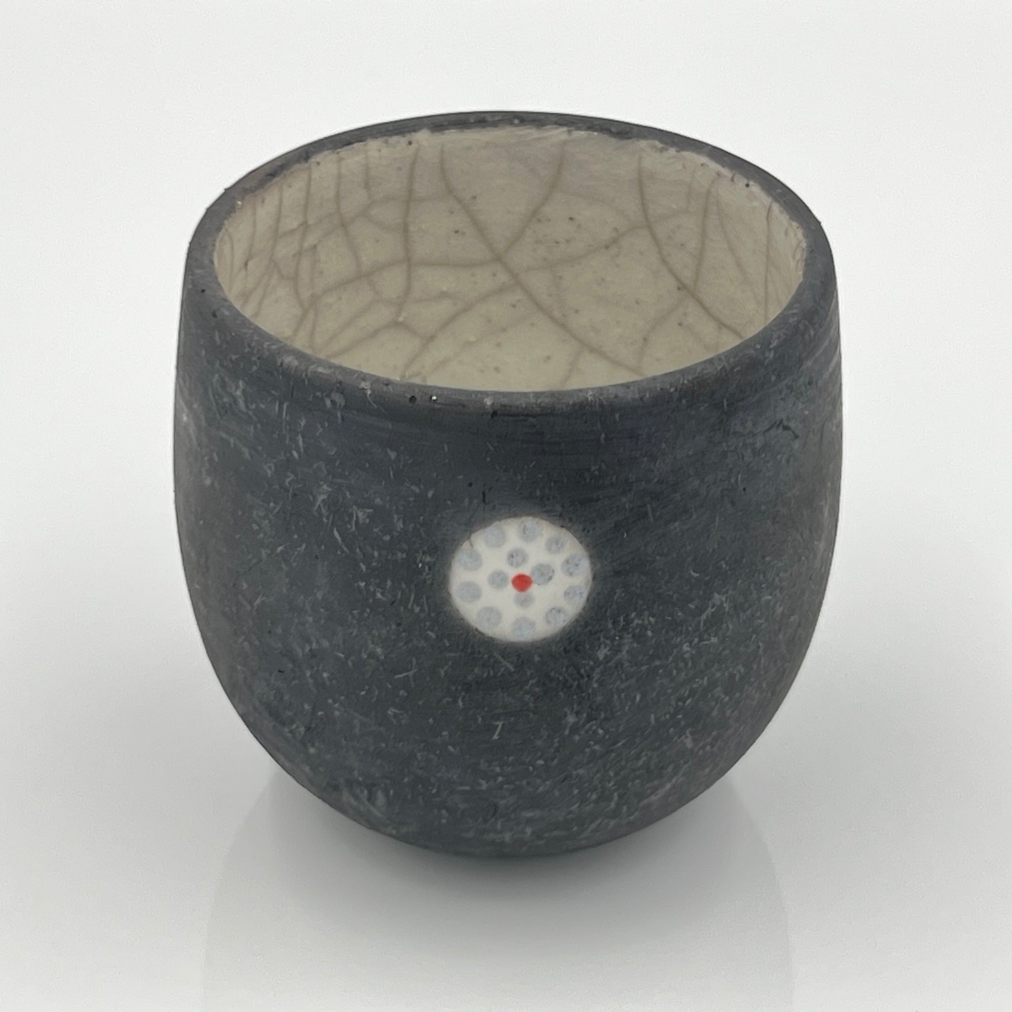 Raku Tumbler with Accents