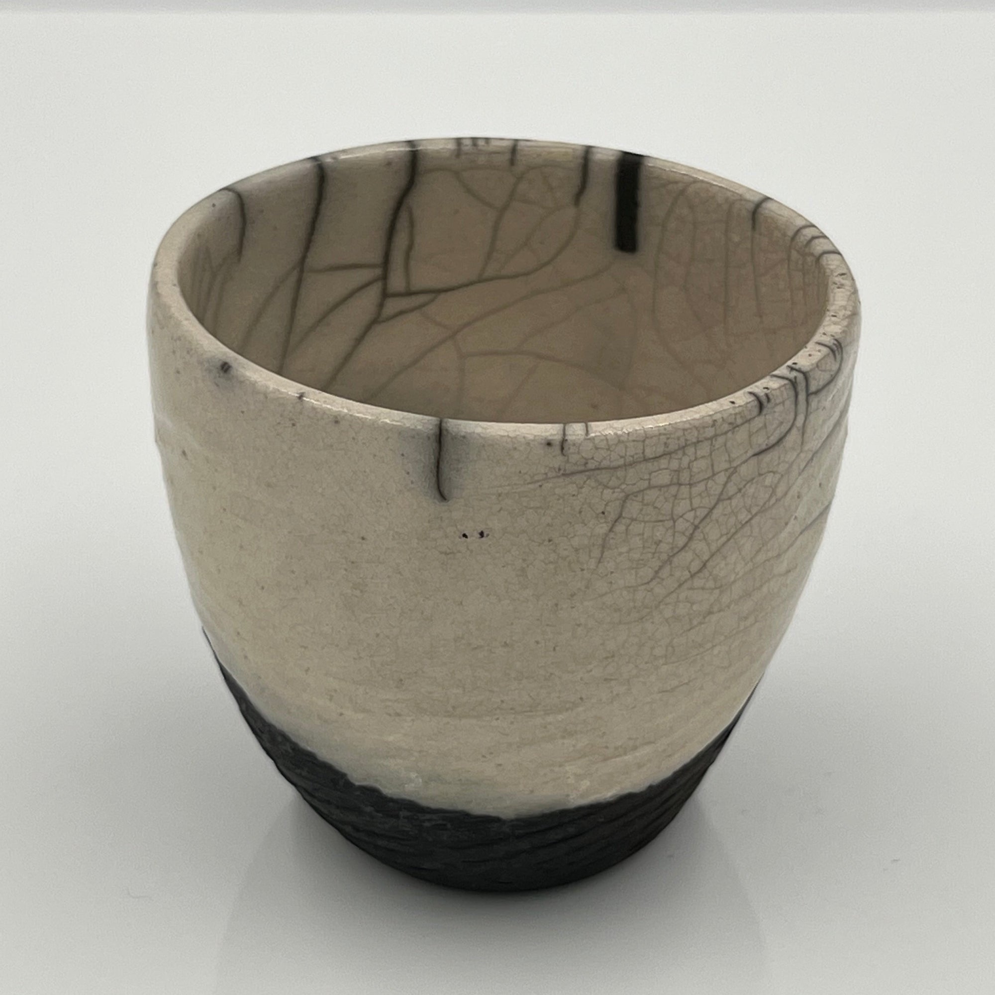 Raku Tumbler with Accents