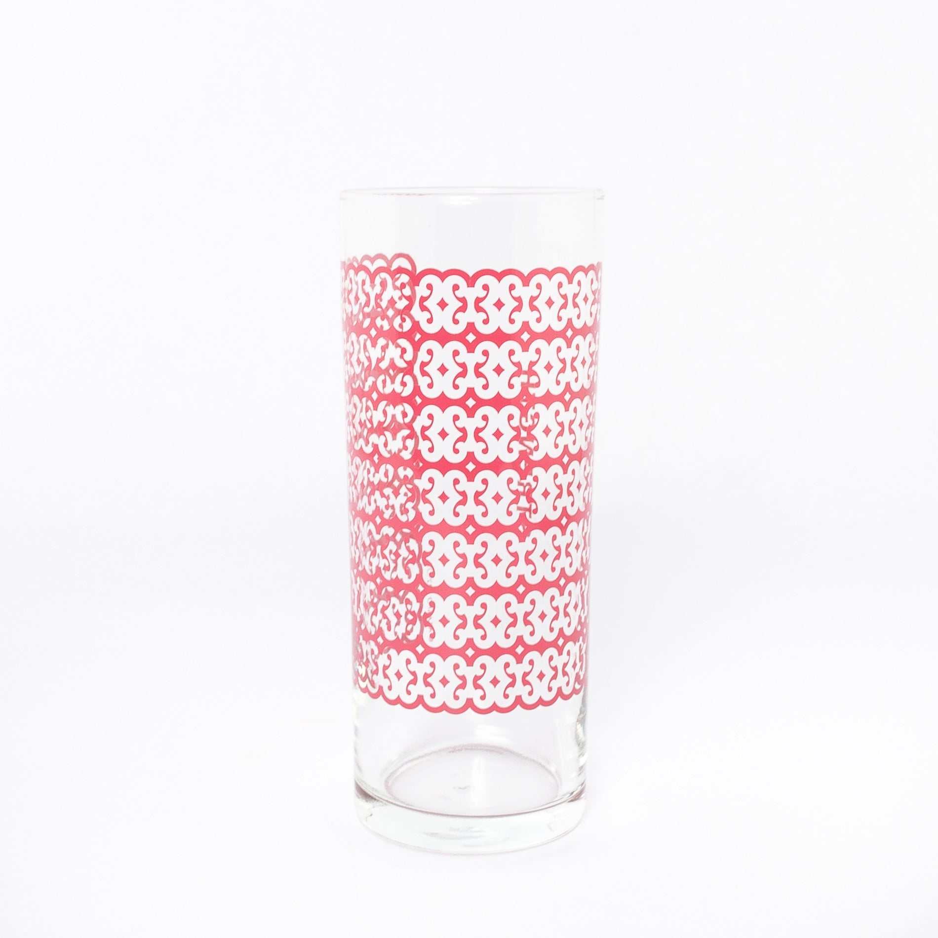 strength glass in red - adinkra - traditional symbology of Ghanaian Heritage