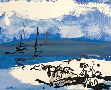 Erin McGee Ferrell - 'Dogs with Boats II'