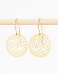 Small Adinkra Symbol Earrings