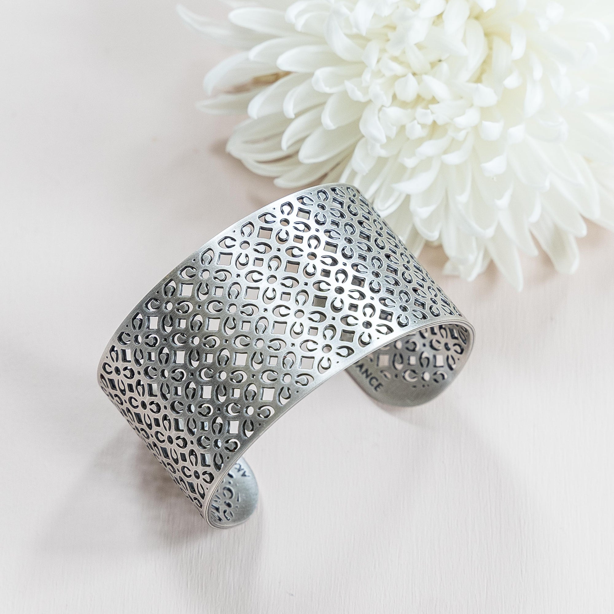 Adinkra Symbol Cuff | Wide