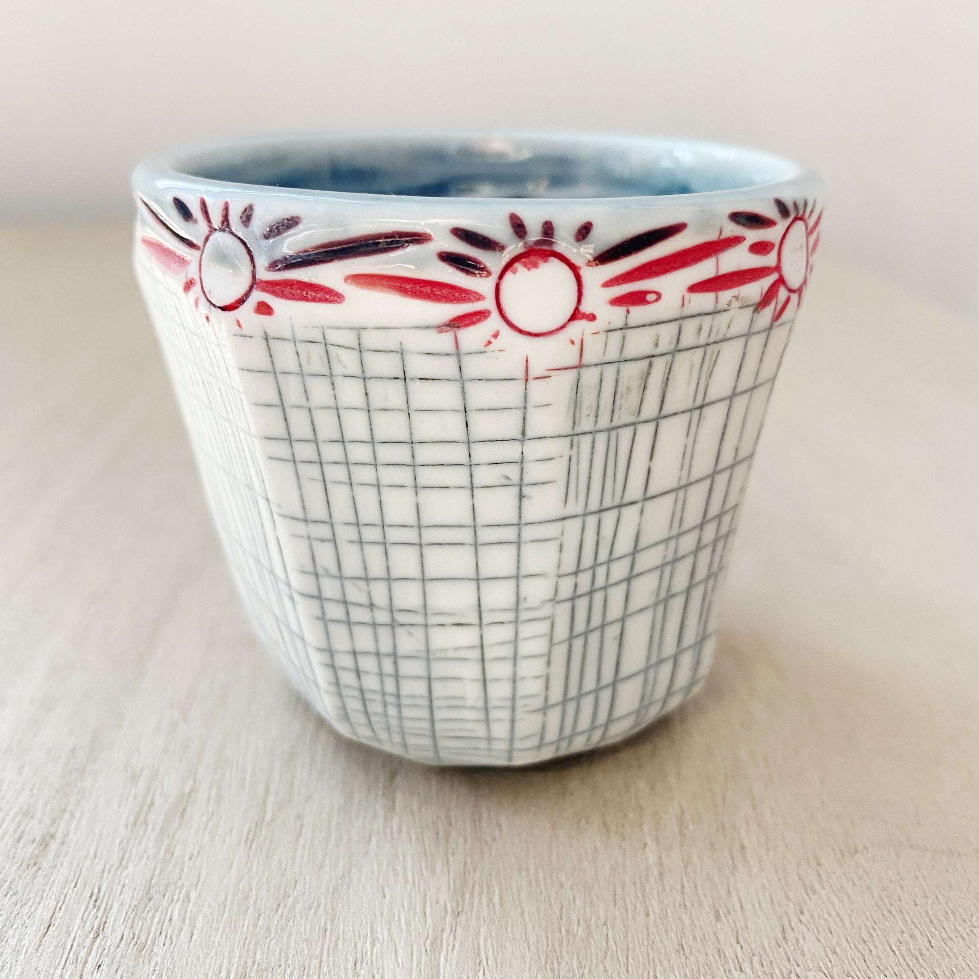 Ceramic Red Sun Tumbler