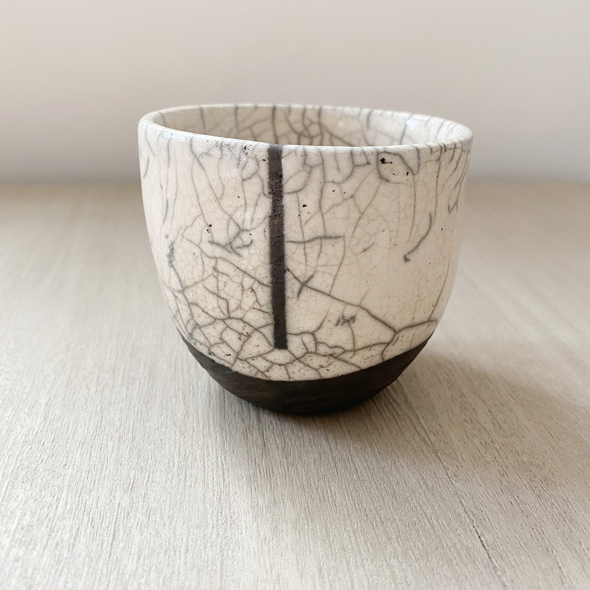 Raku Tumbler with Line