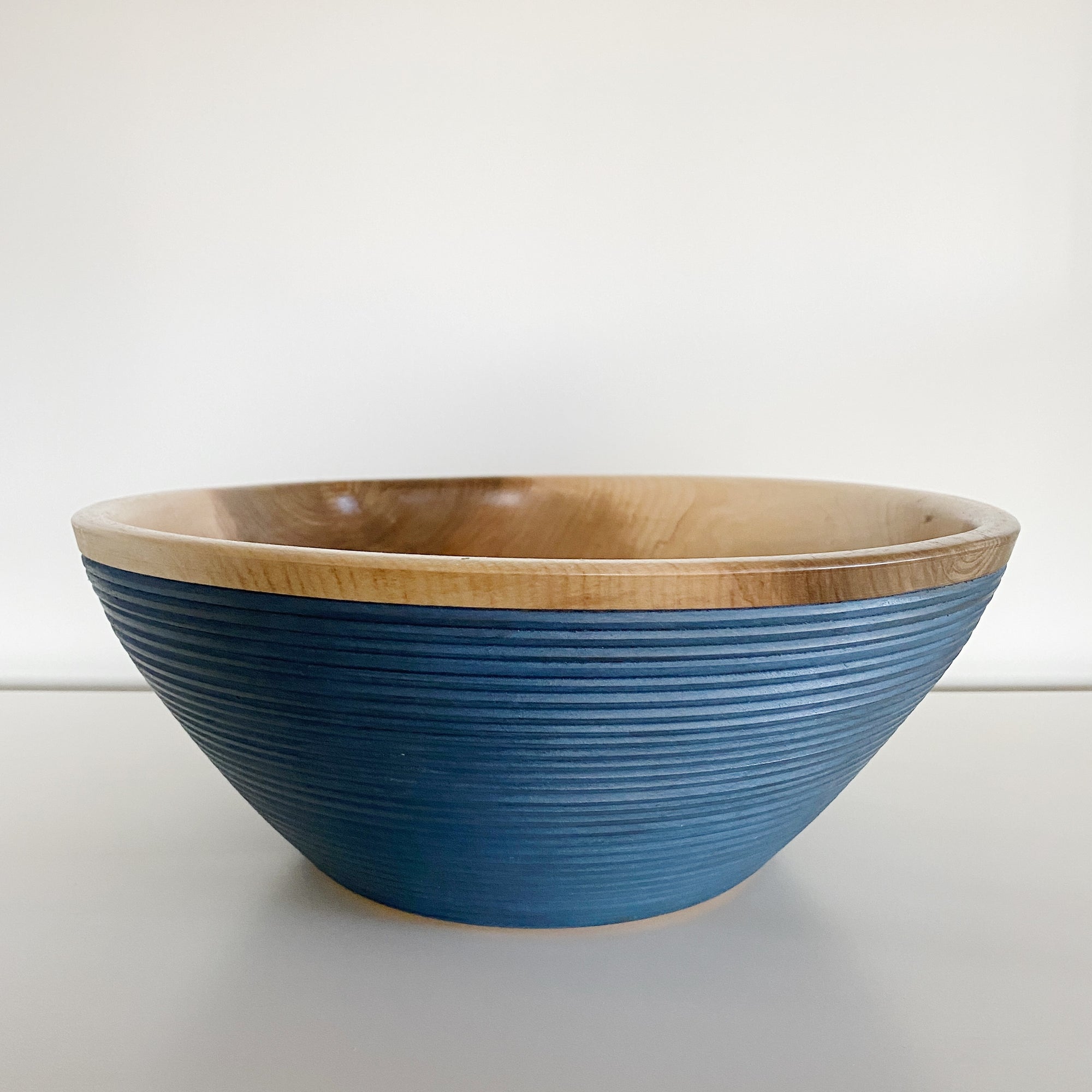 Indigo Maple Wood Bowls