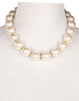 Grande Pearl Choker White Necklace