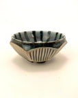 Tiny Bowl with Black Glazing Stripes