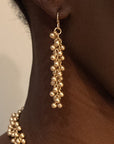 Long Bell Bead Earrings