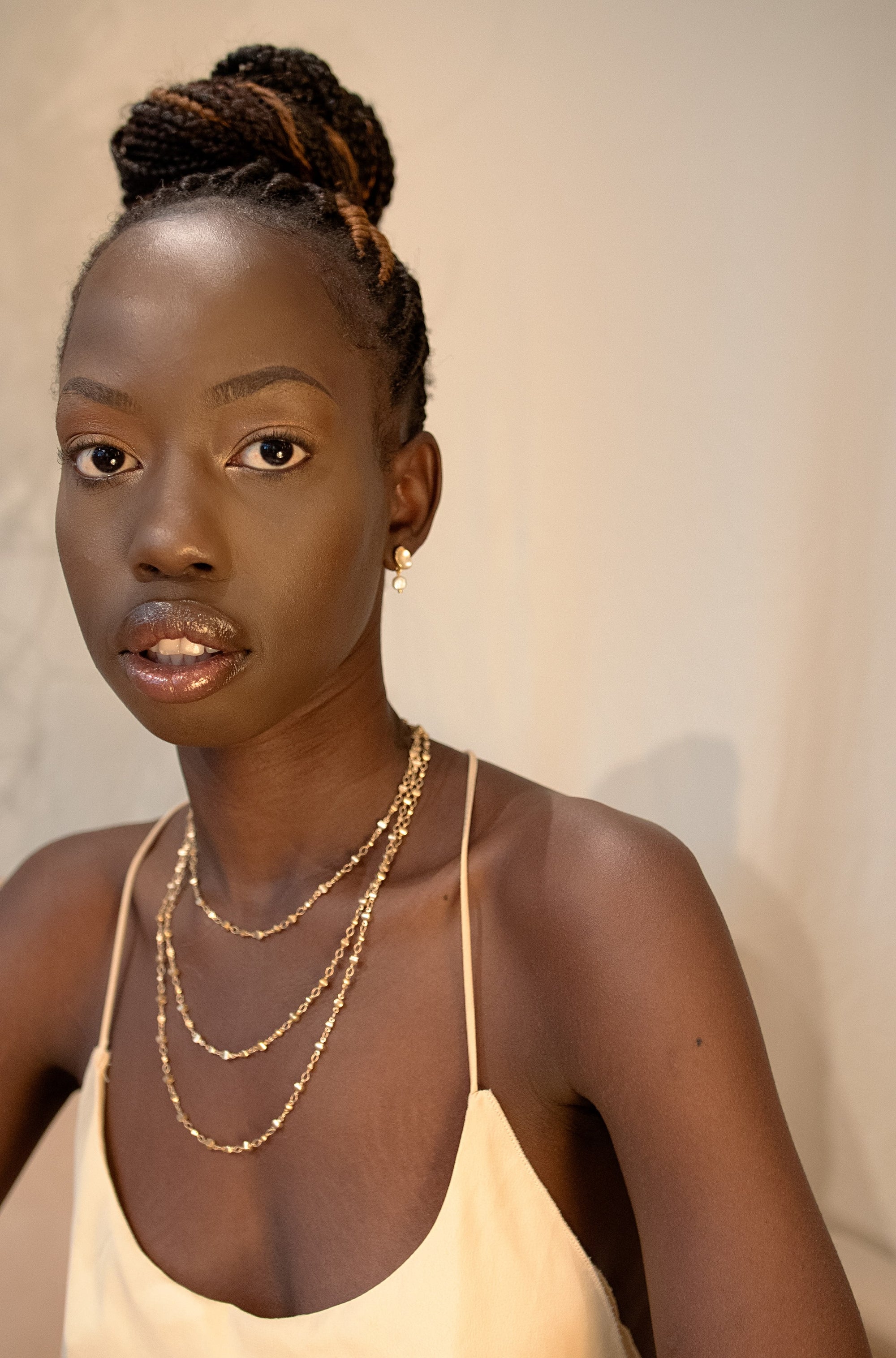 Wrap Necklace - Dot Chain