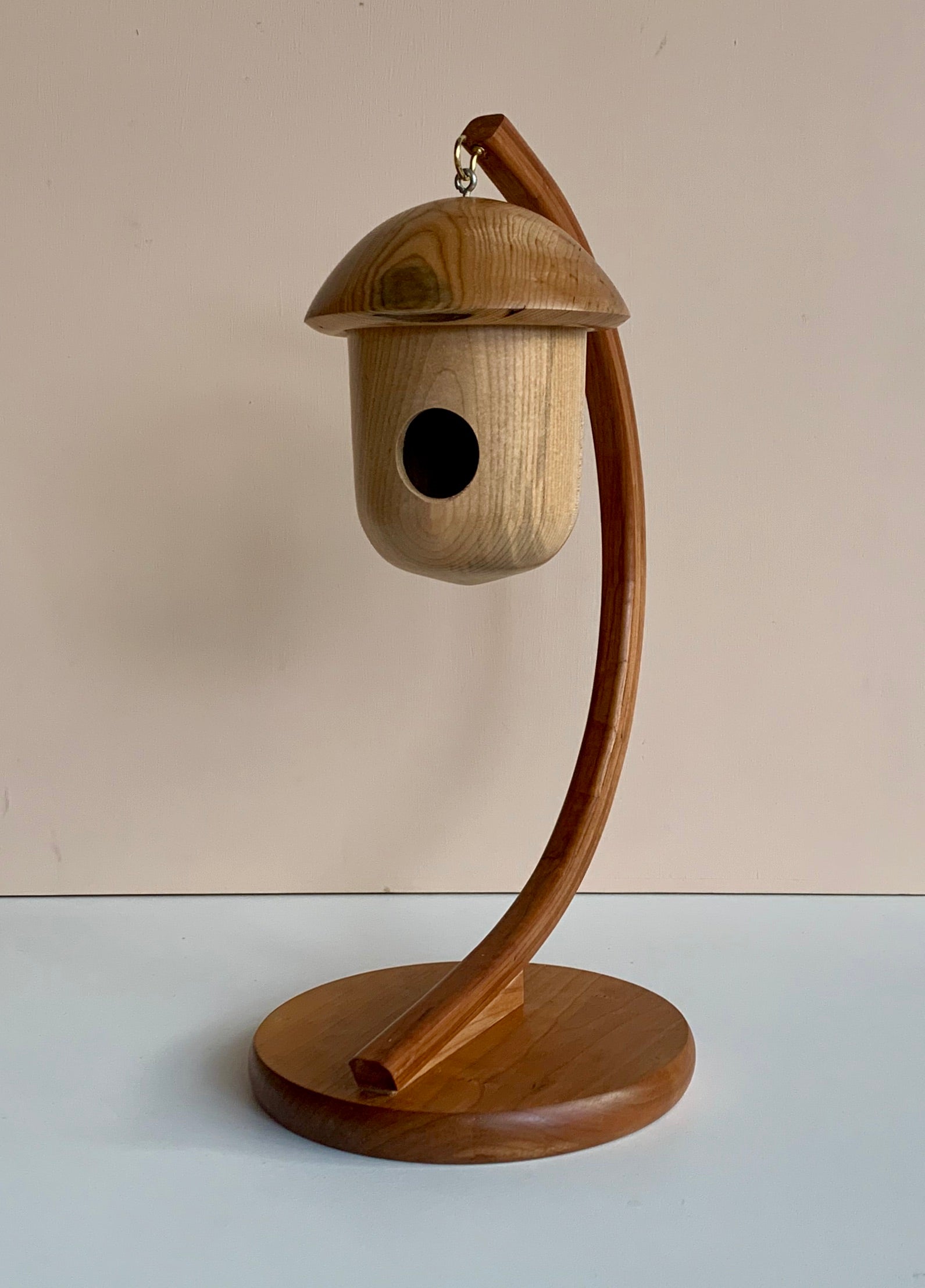 Birdhouse Wooden - round top