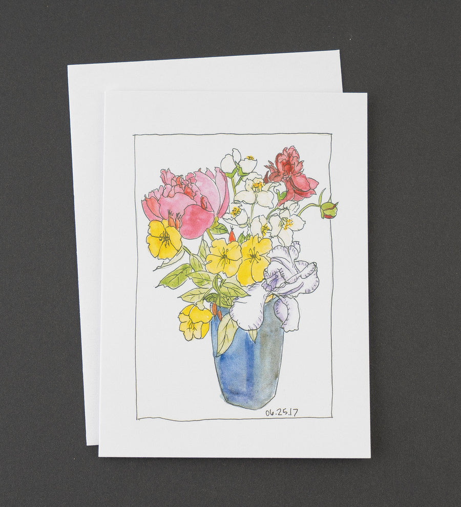 Note Card Floral - 6-25-17