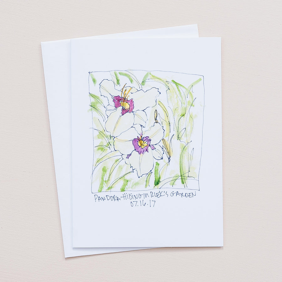 Floral Note Card | 7-16-17