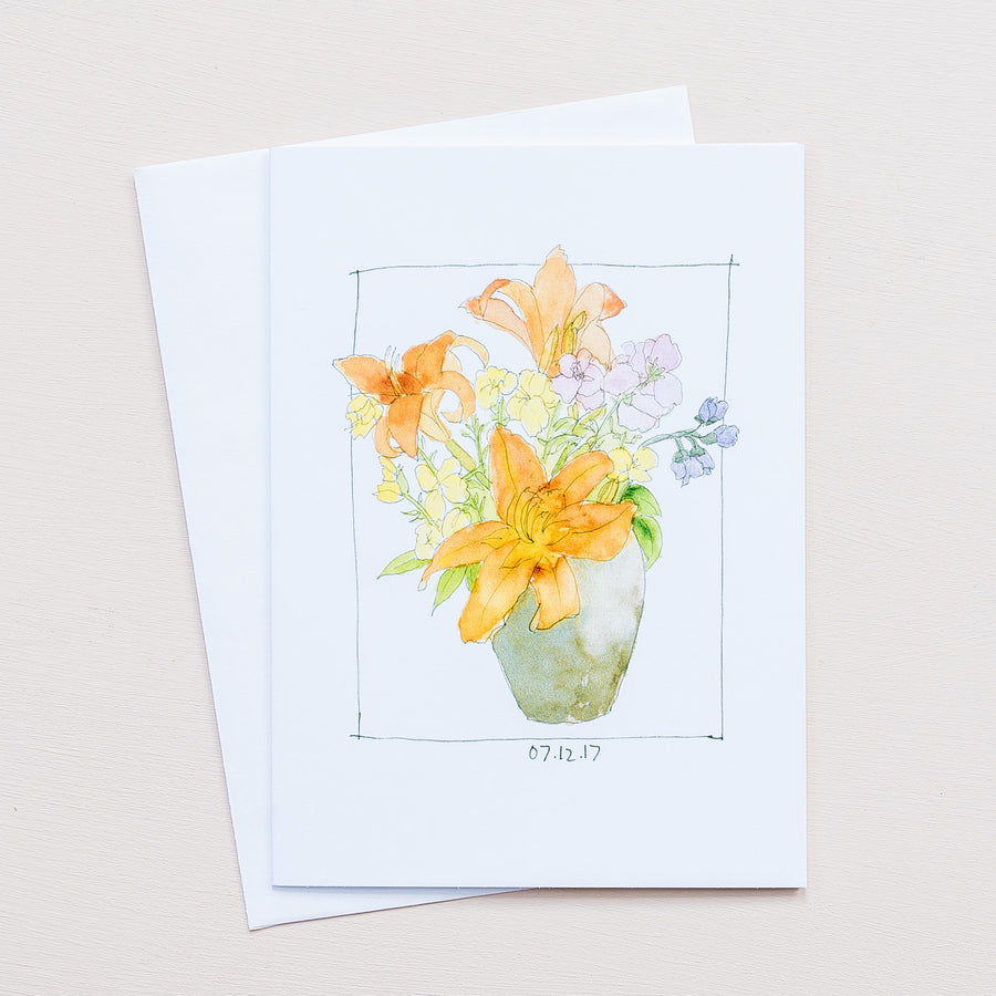 Note Card Floral | 7-12-17