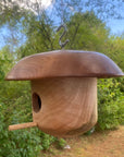 Birdhouse Wooden - round top