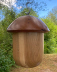 Birdhouse Wooden - round top