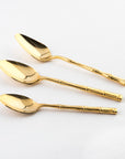 vintage gold bamboo spoons - silverware - mother's day gift guide 