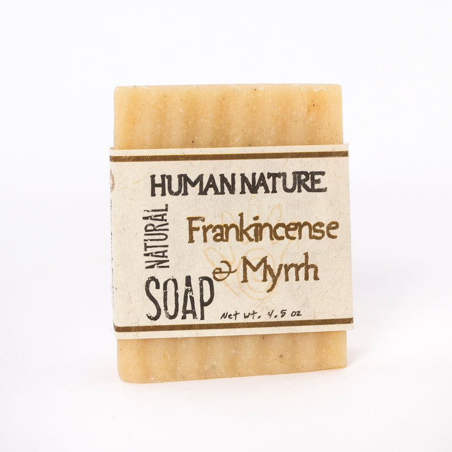 frankincense and Myrrh essential oil soap - naturally scented soap 