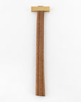 walnut and brass artisan hammer - handmade in Maine - woodworkers - tools