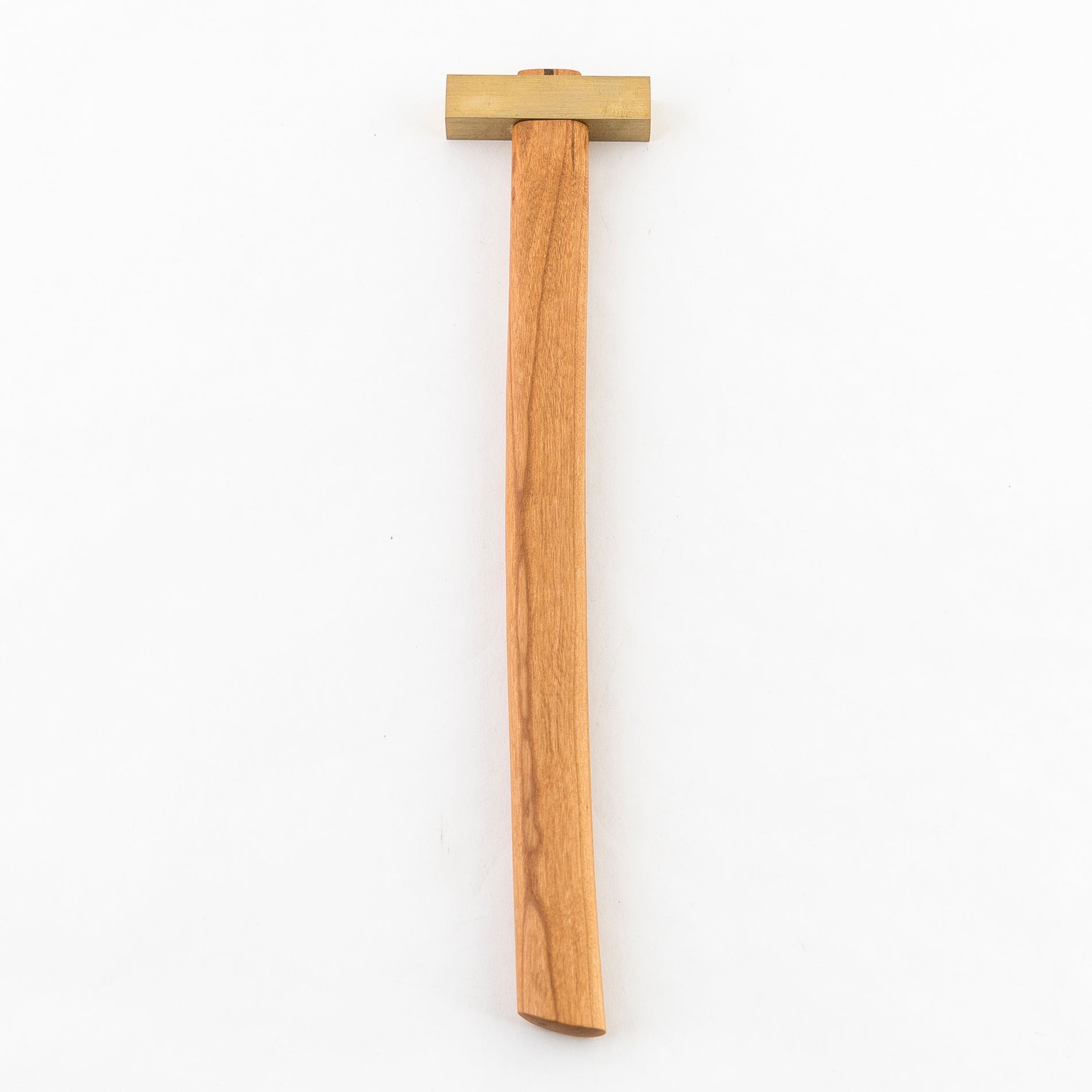 The Artisan Hammer in Cherry with brass - handmade wooden tools - studio89 - Maine