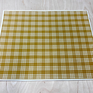 Placemats - gold and white