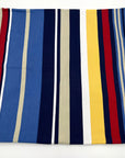 Nautical Striped Square Pillow