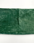 Green Suede Bolster Pillow