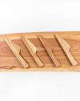 applewood cheese knives and cutting board