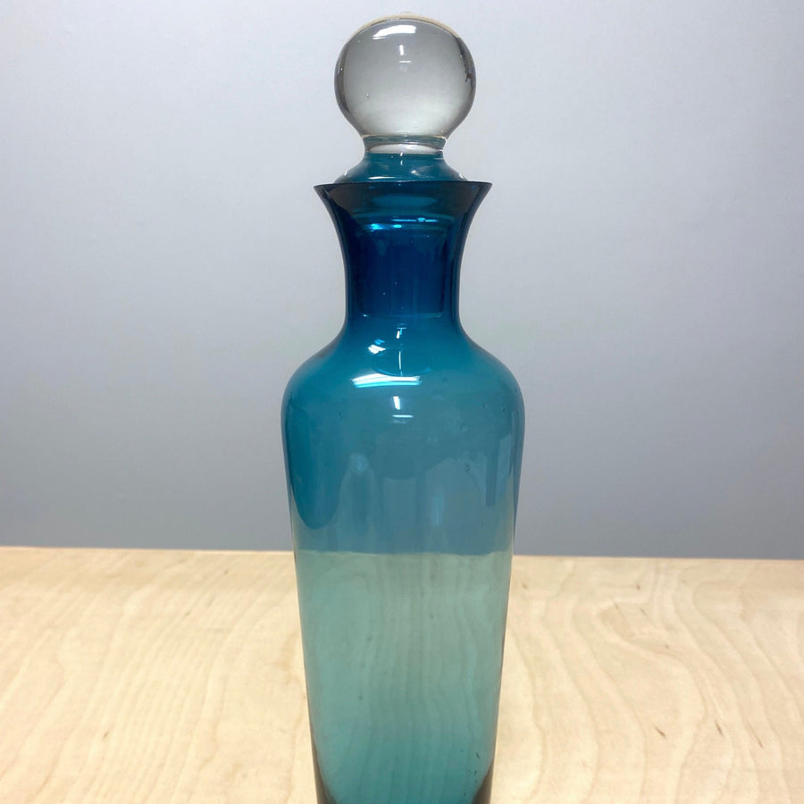 Blue Glass Decanter