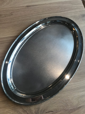 Oval Silver Tray