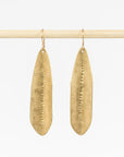 Brass Urchin Earrings