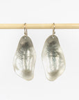 Seashell Earrings | Fine Silver