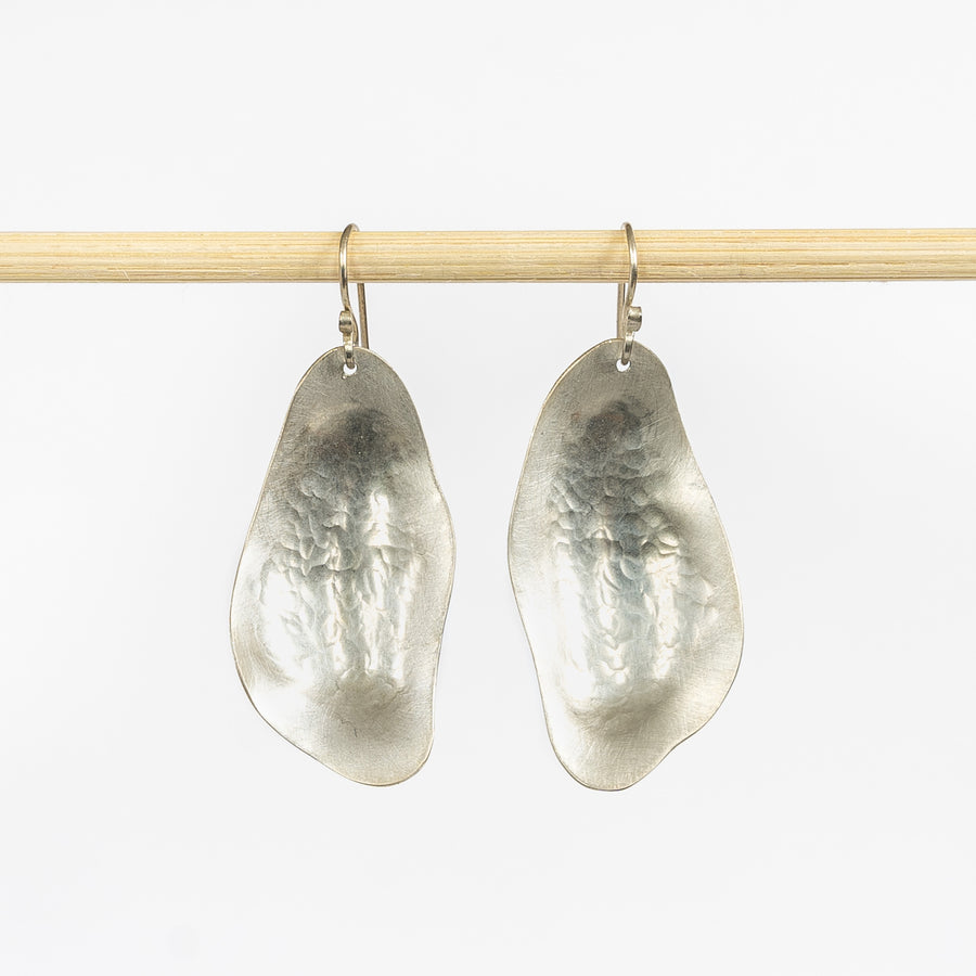 Seashell Earrings | Fine Silver