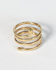 Brass Goddess Rings