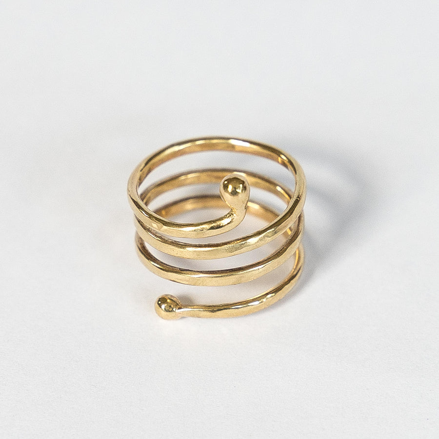 Brass Goddess Rings