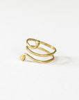 Brass Goddess Rings