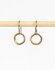 Bronze Tiny Hoop Earrings