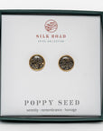 Poppy Seed Stud Earrings