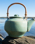 Stoneware Teapot - turquoise