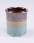 Stoneware Shot Cup in woodland - food safe glaze - pottery made in Maine