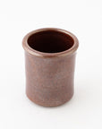 persimmon shot glass - Stoneware Shot Cup - bluff point collection - pottery